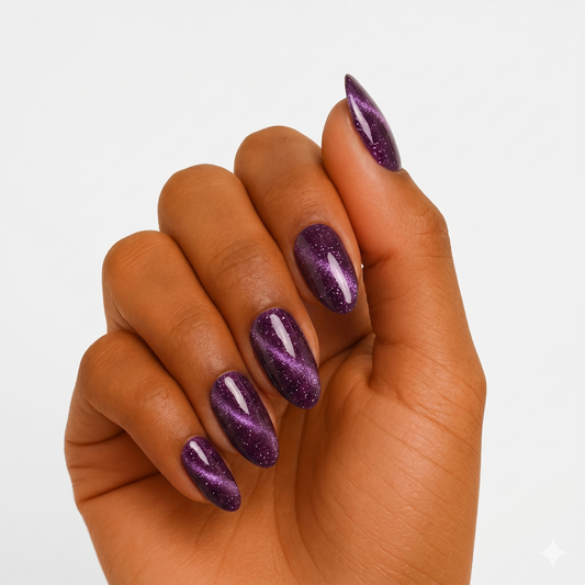 Diamond Dust Plum (Cat's Eye) - Gels