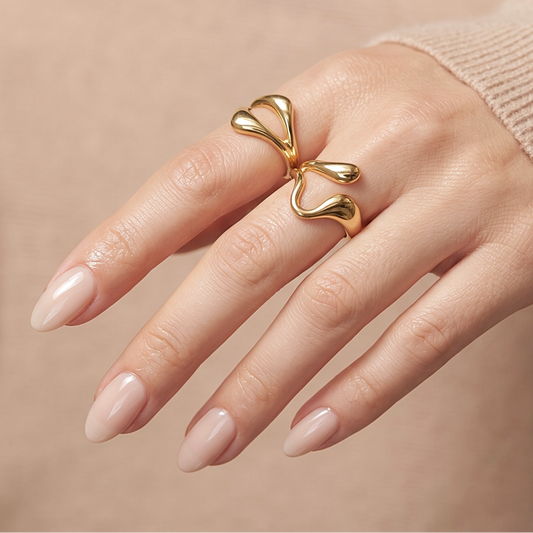 Spill The Tea - Soft Gel Press Ons (Extra Short Natural)