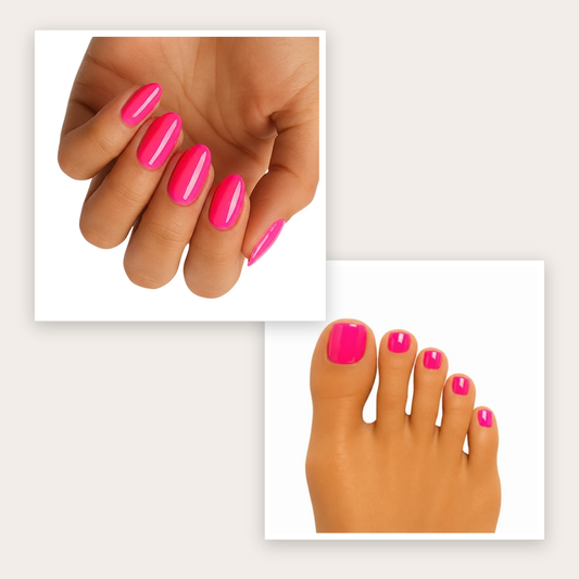Matching Tips & Toes - Neon Pink | hgn-kit-collage:feed:1e26fe4c1ebd0b91:70d0074e