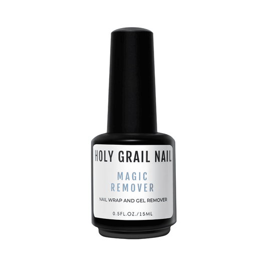 Professional nail remover for gel nail wraps and press-on nail removal
