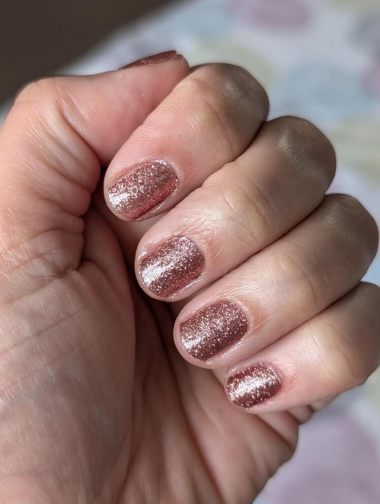 Holy Grail Nail Non-UV Nail Wraps Copper Glitter - Holy Classics (Non-UV Nail Wraps)