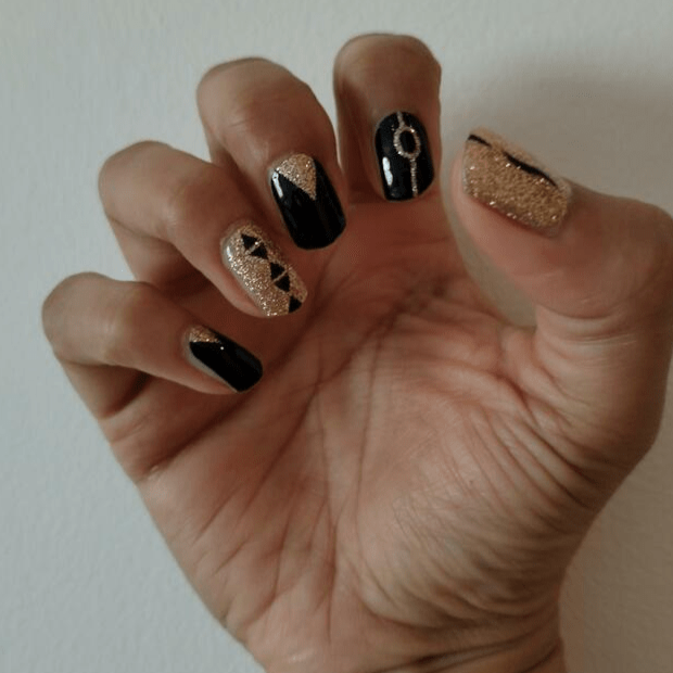 Holy Grail Nail Non-UV Nail Wraps Gatsby (Glitter) - Holy Classics (Non-UV Nail Wraps)