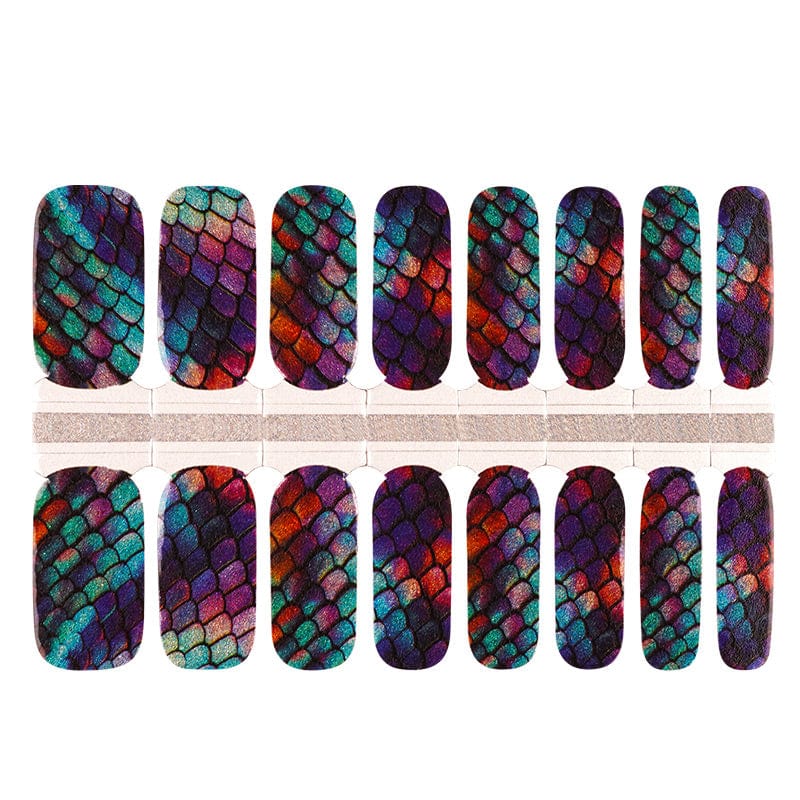 Holy Grail Nail Non-UV Nail Wraps Mermaid Radiance