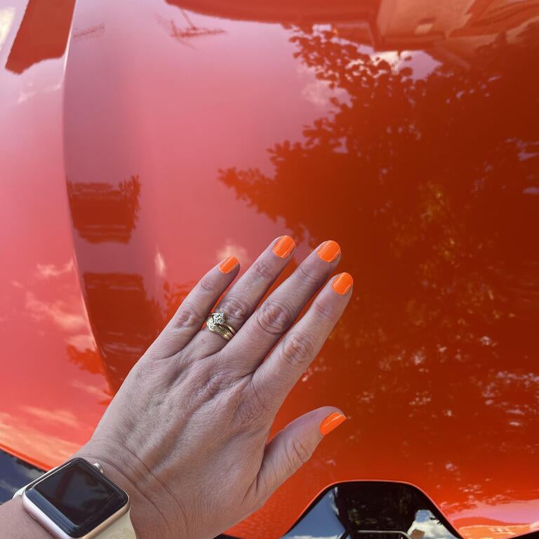 Holy Grail Nail Non-UV Nail Wraps Neon Orange - Holy Classics (Non-UV Nail Wraps)