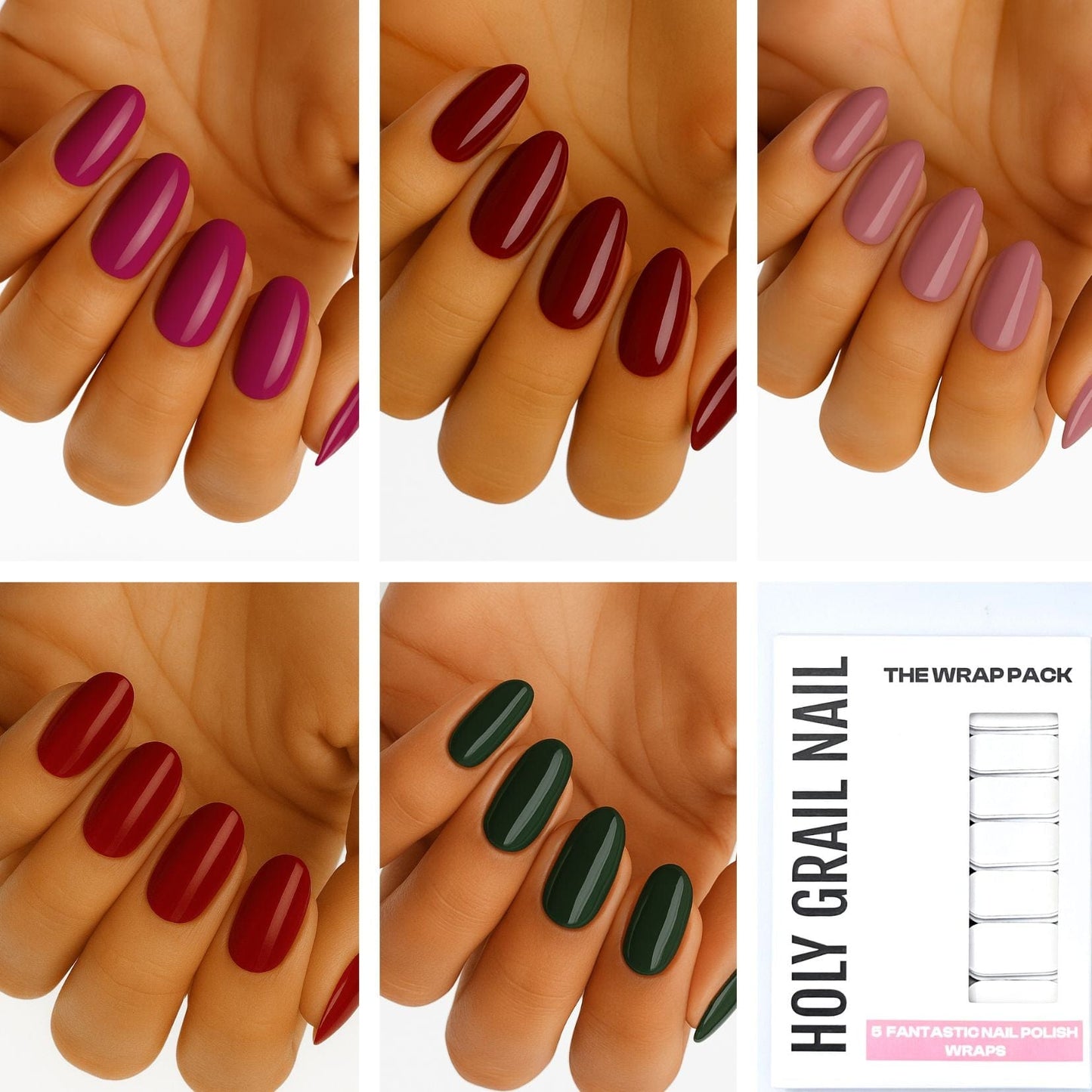 Holy Grail Nail Non-UV Nail Wraps The Pick N Mix Pack