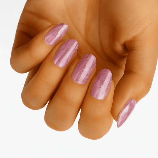 HOLY GRAIL NAIL Non-UV Nail Wraps Velvet Pink - Holy Classics (Non-UV Nail Wraps)