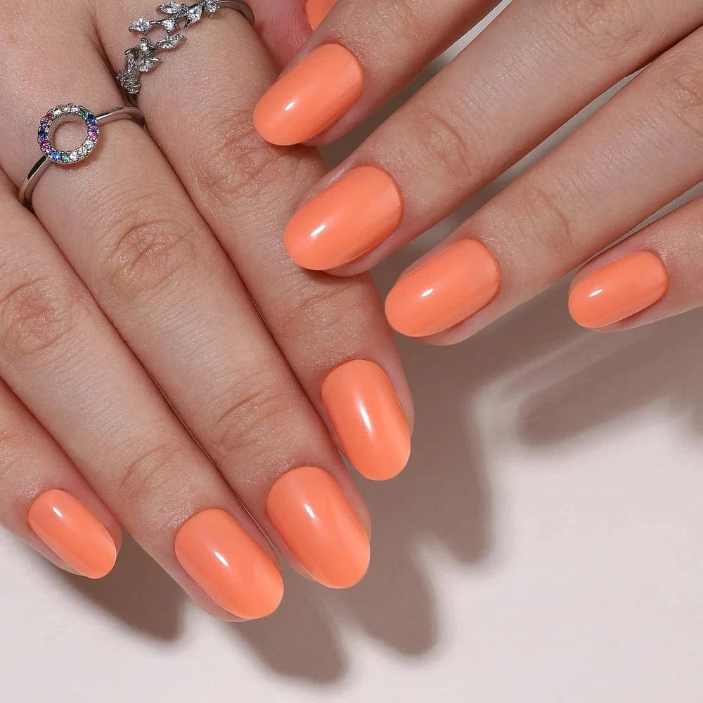 Holy Grail Nail press on Orange Crush