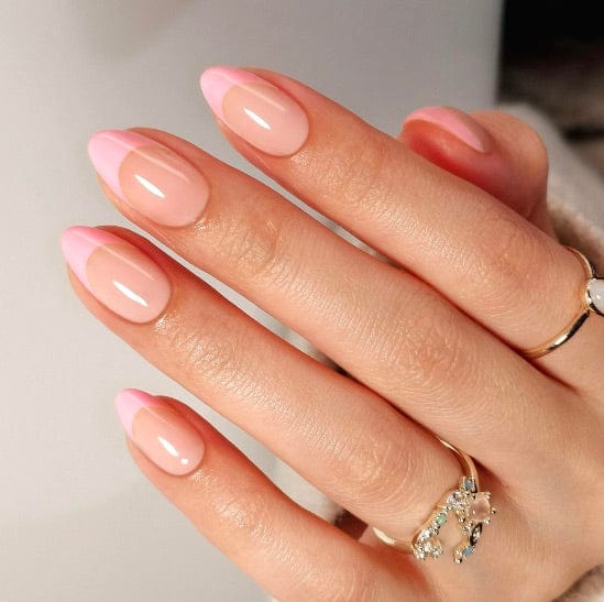 Holy Grail Nail press on Pink French Mani - Soft Gel Press Ons