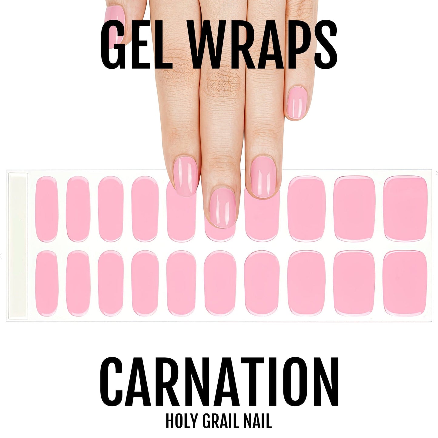 HOLY GRAIL NAIL Semi-Cured Gels Carnation - Gels, Ballerina Gels, Holy Gels, Pretty Pink Gel, Hello Nails