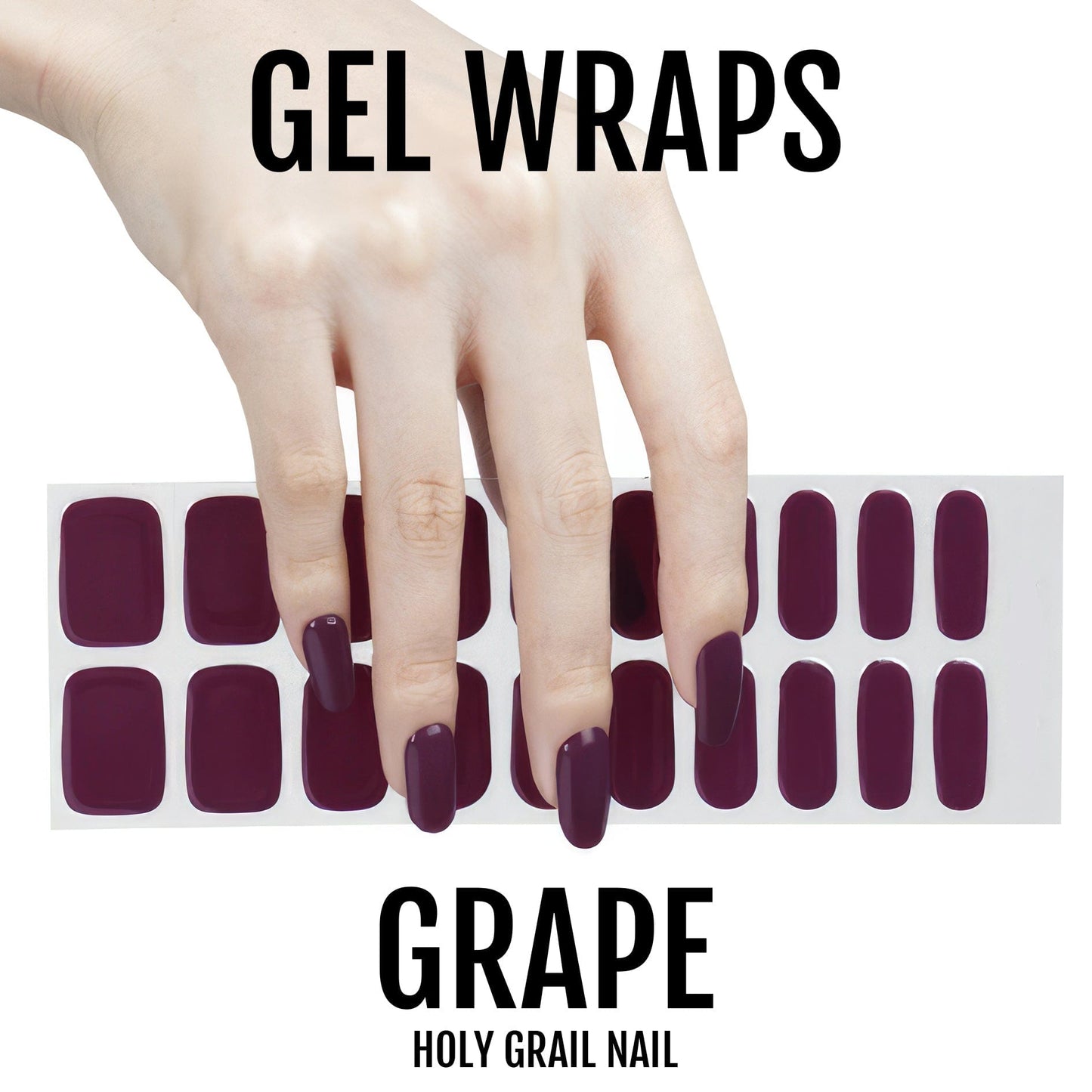 Holy Grail Nail Semi-Cured Gels Grape - Gels, Blackberry Gel, Hello Nails