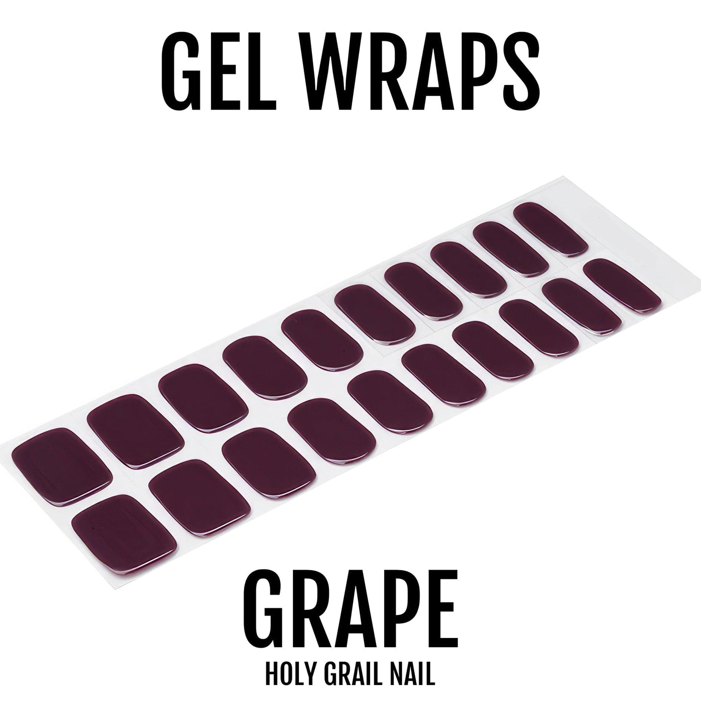 Holy Grail Nail Semi-Cured Gels Grape - Gels, Blackberry Gel, Hello Nails