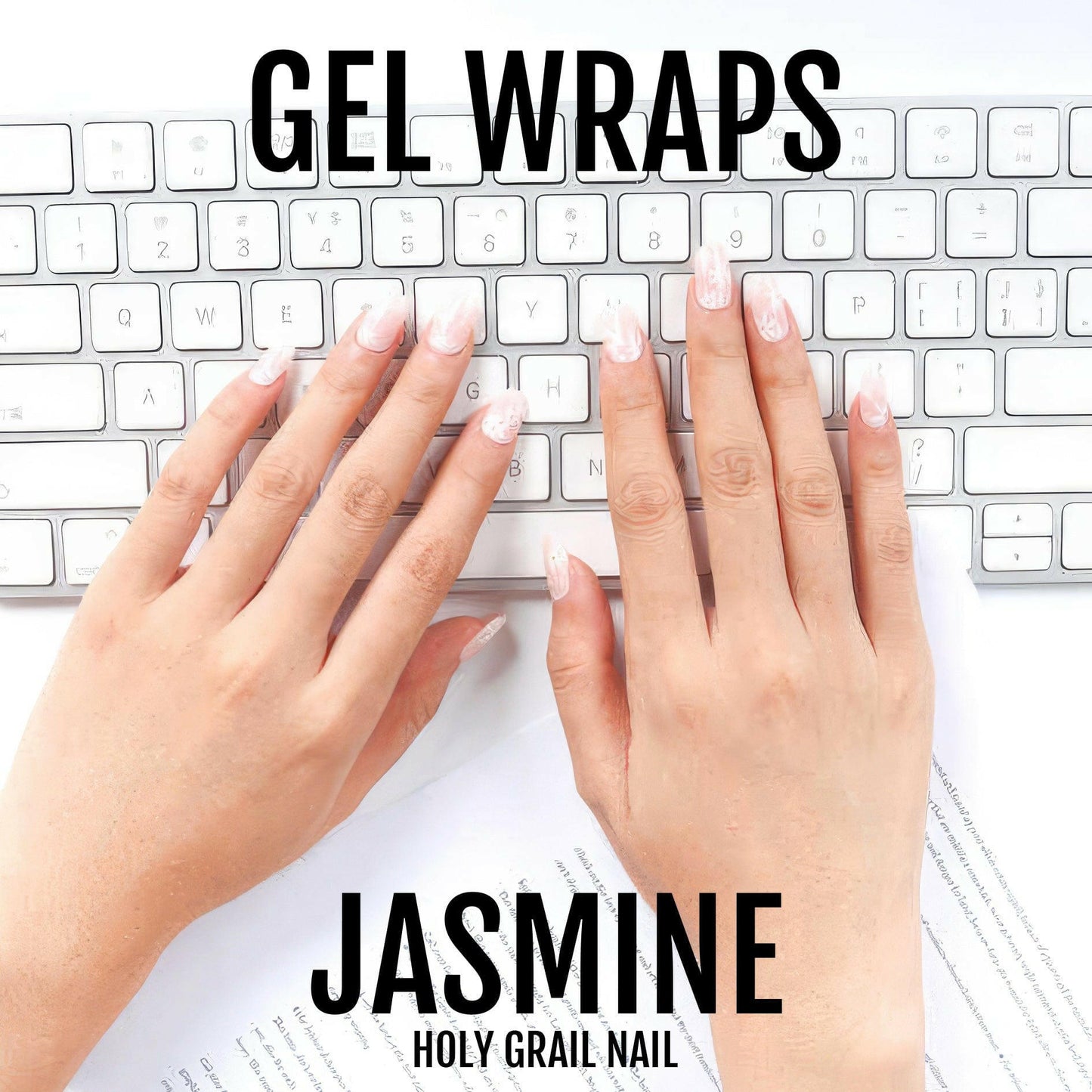 Holy Grail Nail Semi-Cured Gels Jasmine - Gels, Pretty Pink Daisies Gels, Holy Gels, Heavenly Scent Gel, Hello Nails