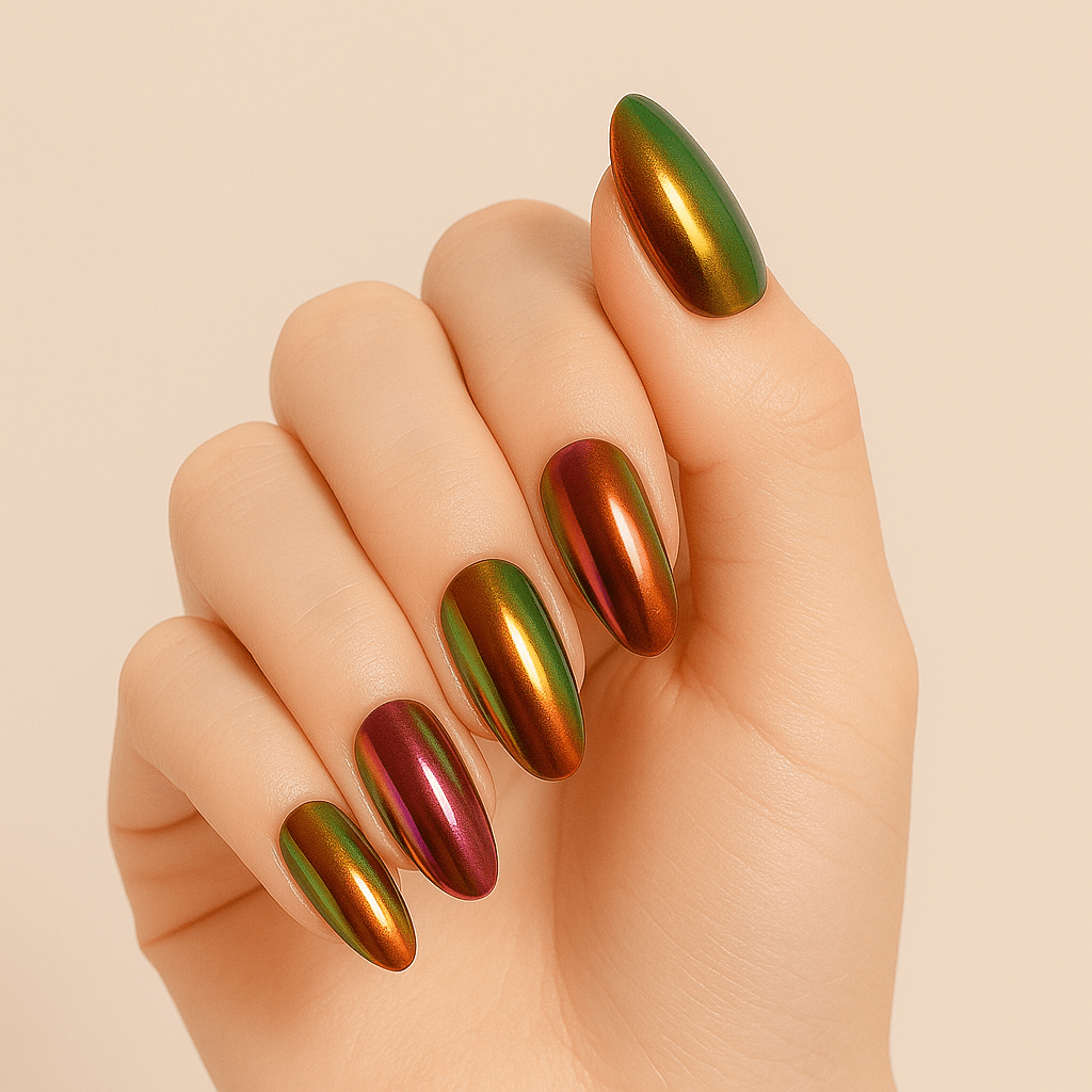Holy Grail Nail Semi-Cured Gels Poppy Chrome - Gels