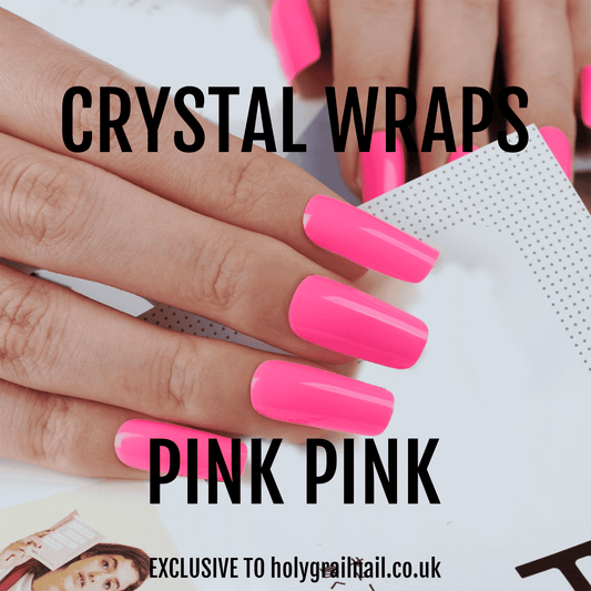 Holy Grail Nail Crystal Pink Pink - Crystal Wraps