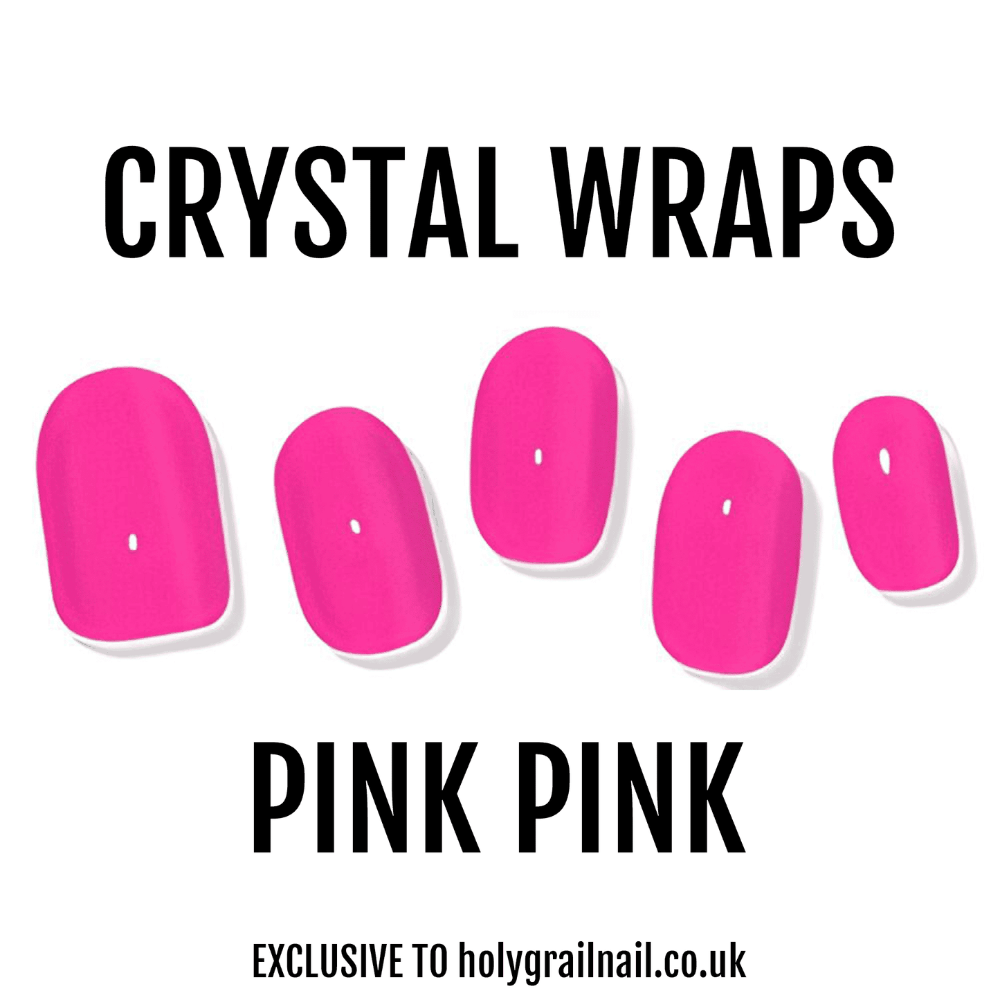 Holy Grail Nail Crystal Pink Pink - Crystal Wraps