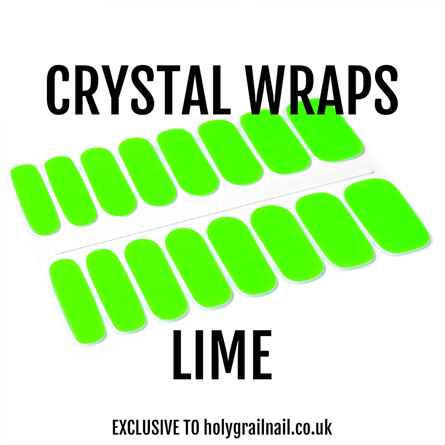 Holy Grail Nail Crystal Lime - Crystal Wraps