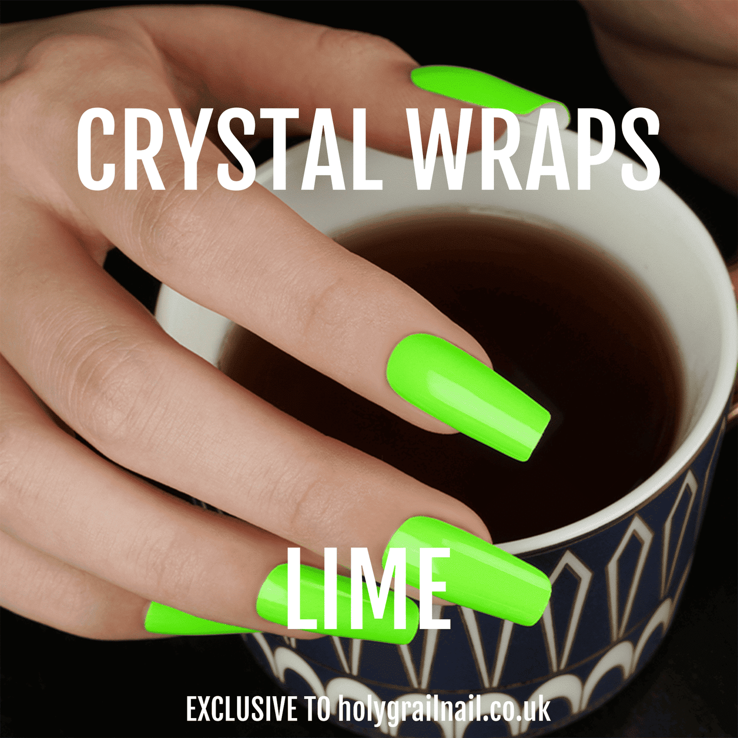 Holy Grail Nail Crystal Lime - Crystal Wraps