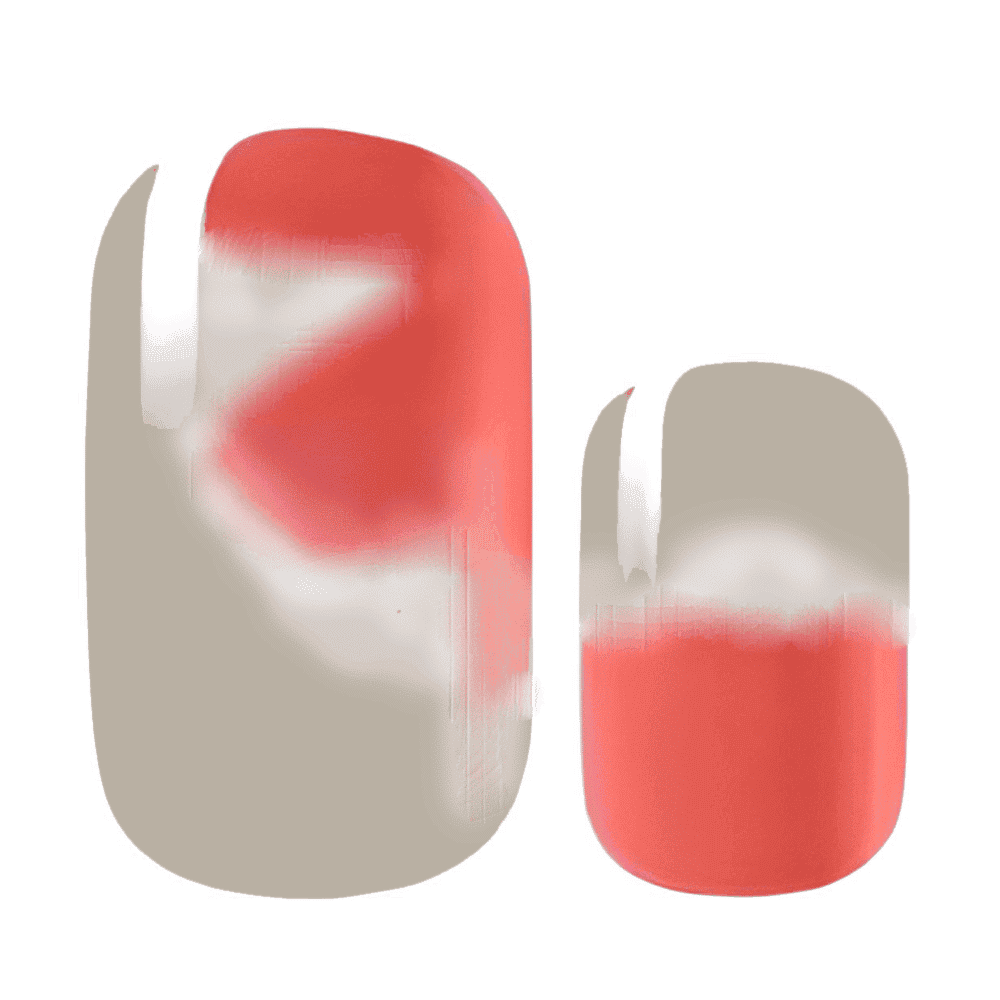 Holy Grail Nail Non-UV Nail Wraps Coral Pink/Transparent Mystique - Colour Changing Holy Classics (Non-UV Nail Wraps)