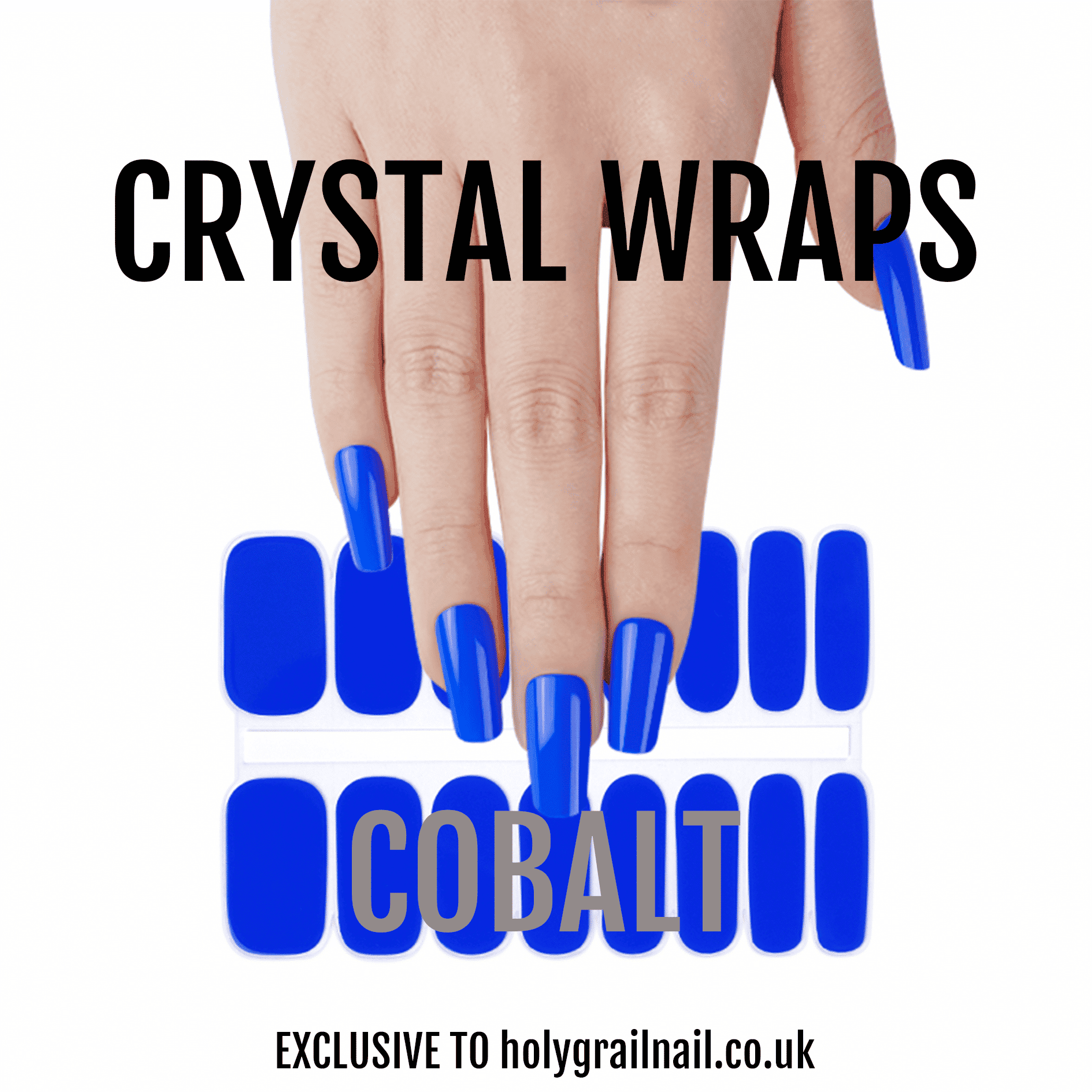 Holy Grail Nail Crystal Cobalt - Crystal Wraps