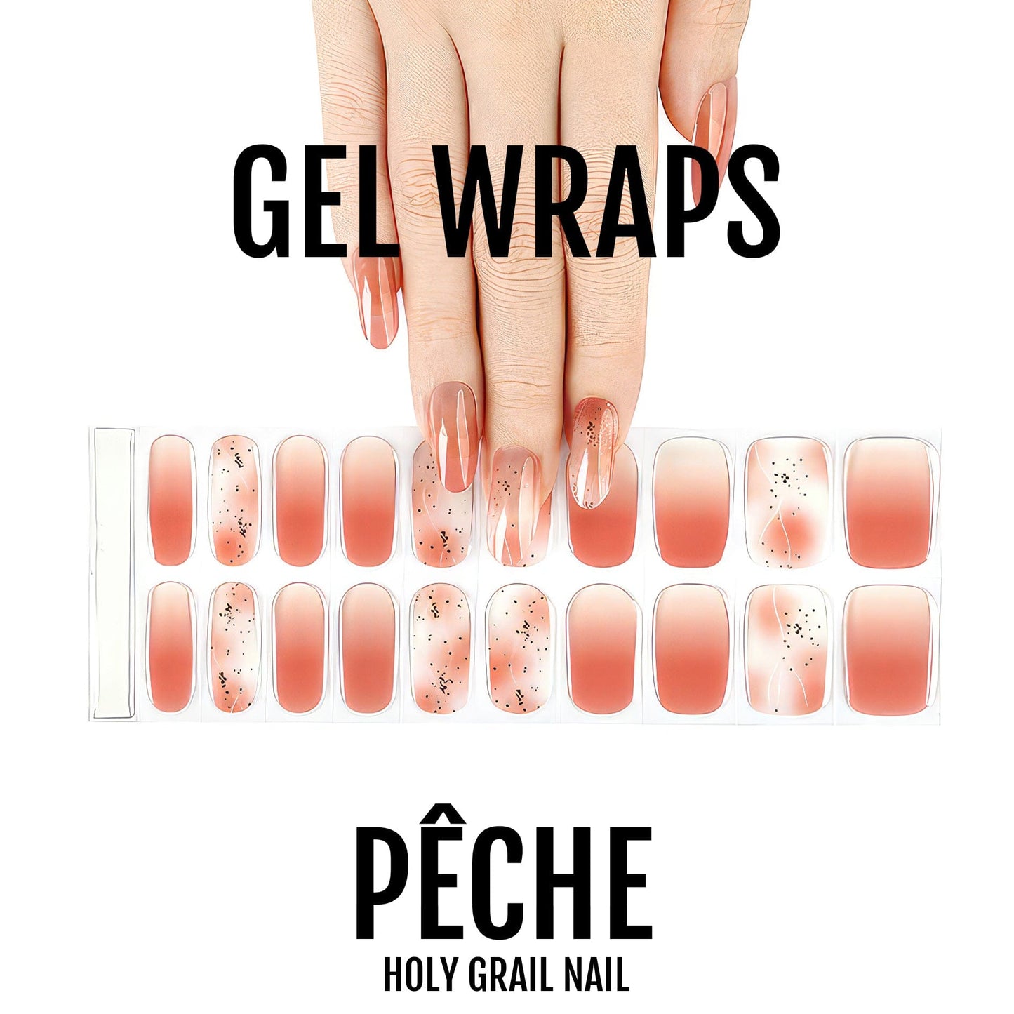 Holy Grail Nail Semi-Cured Gels Pêche - Gels