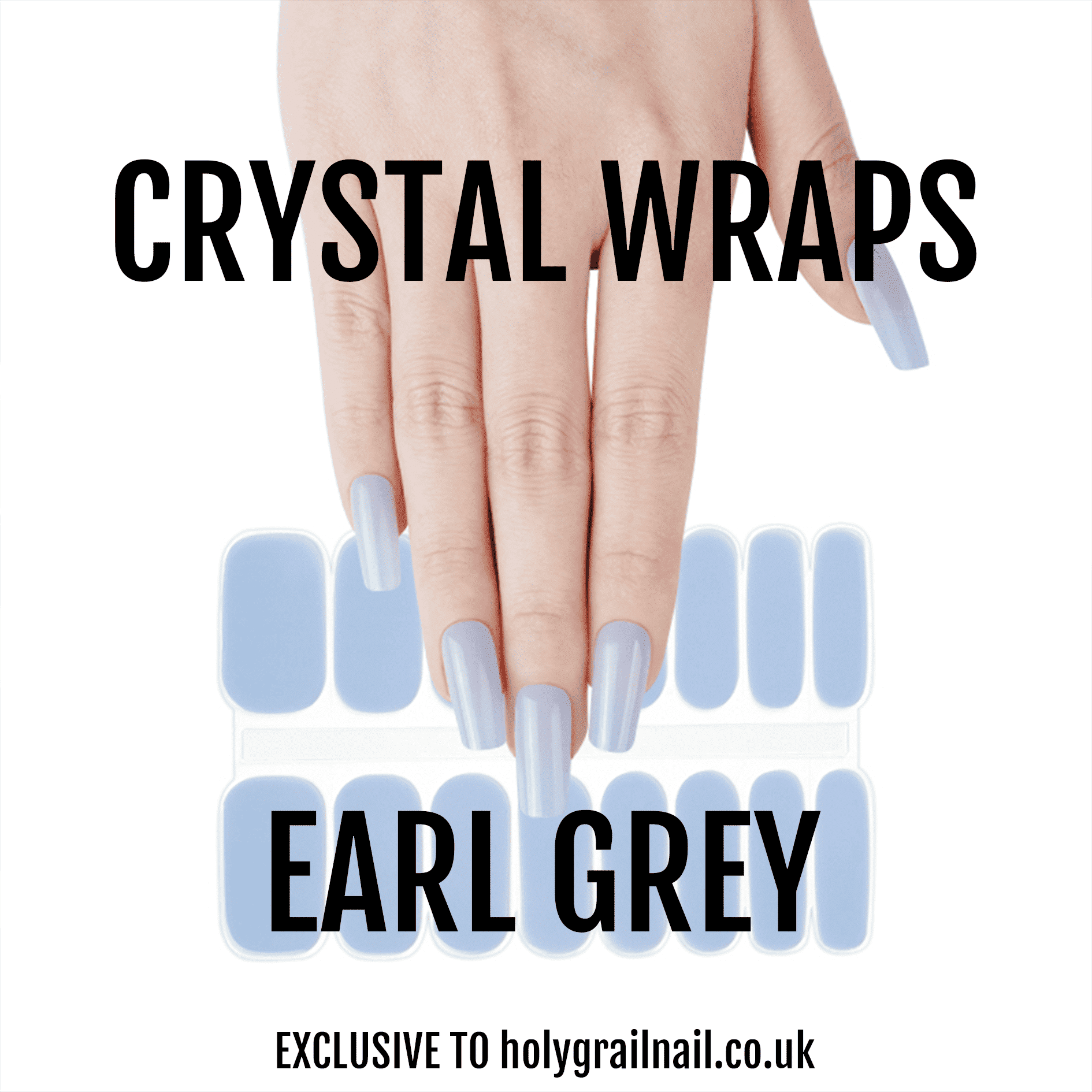 Holy Grail Nail Crystal Earl Grey - Crystal Wraps