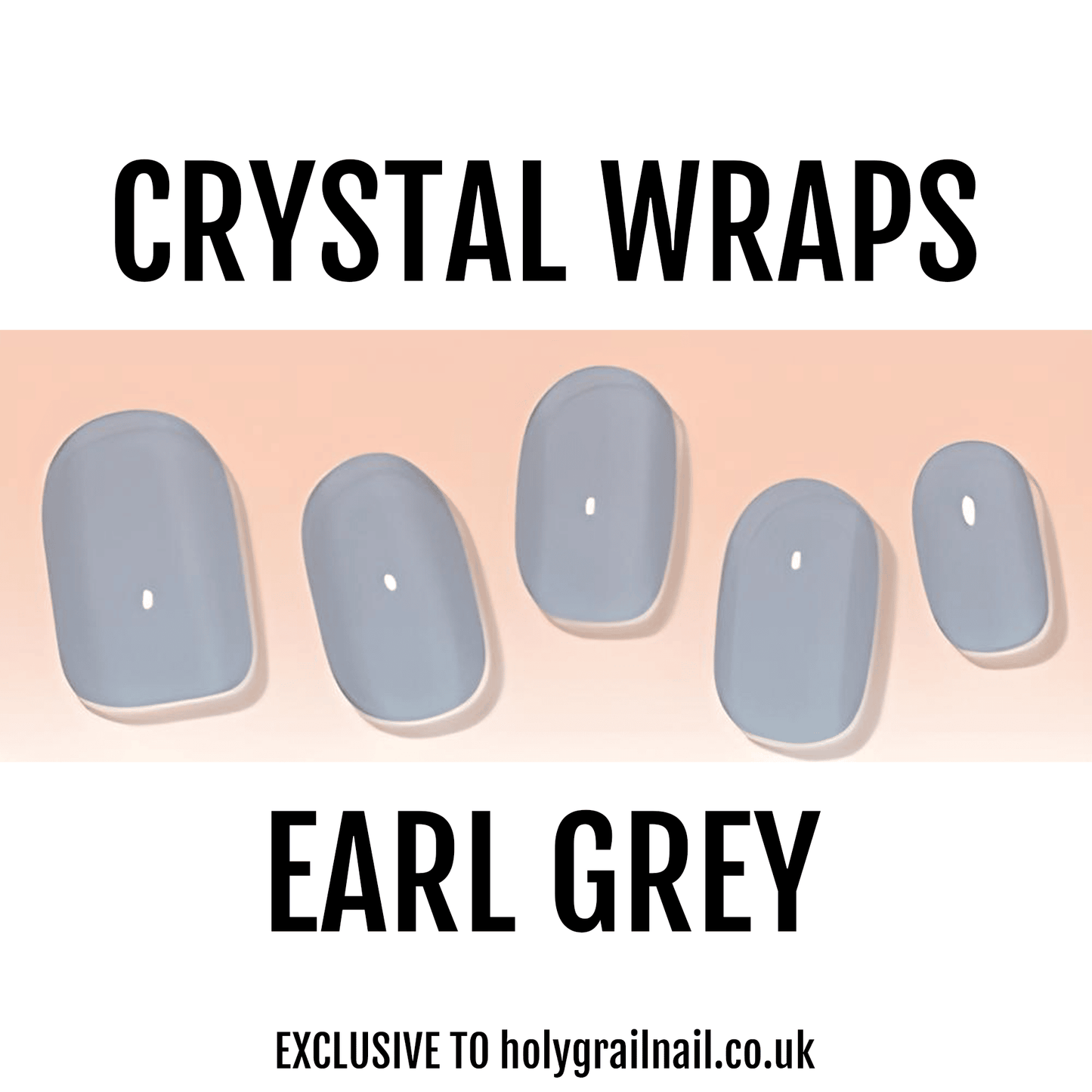 Holy Grail Nail Crystal Earl Grey - Crystal Wraps