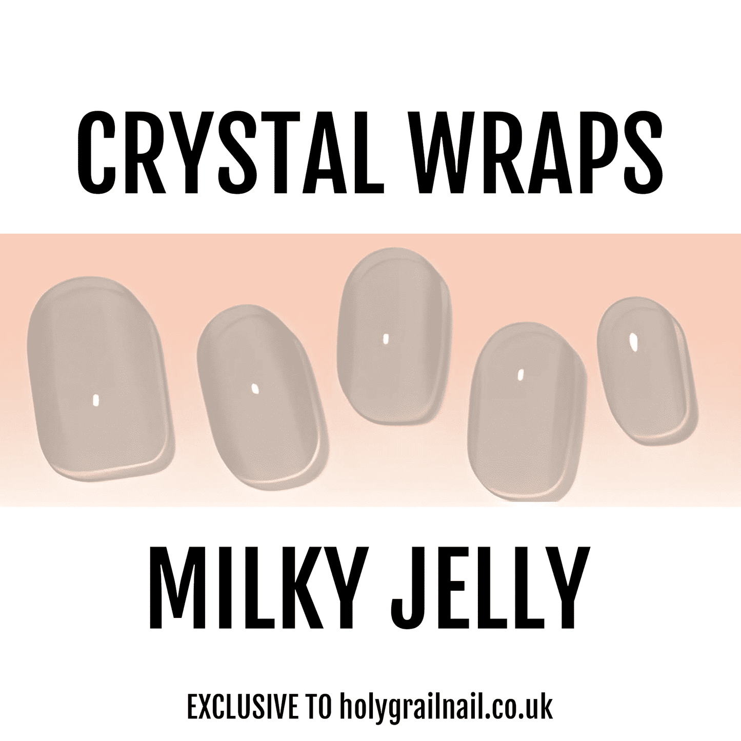 Holy Grail Nail Crystal Milky Jelly - Crystal Wraps