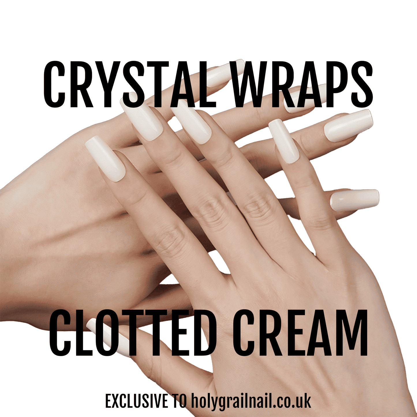 Holy Grail Nail Crystal Clotted Cream - Crystal Wraps