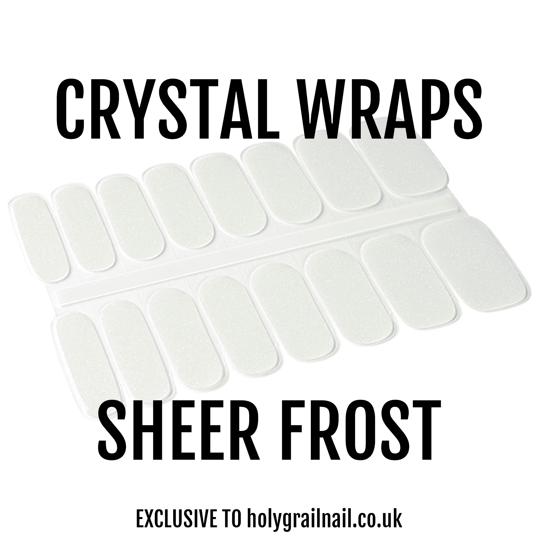 Holy Grail Nail Crystal Sheer Frost - Crystal Wraps