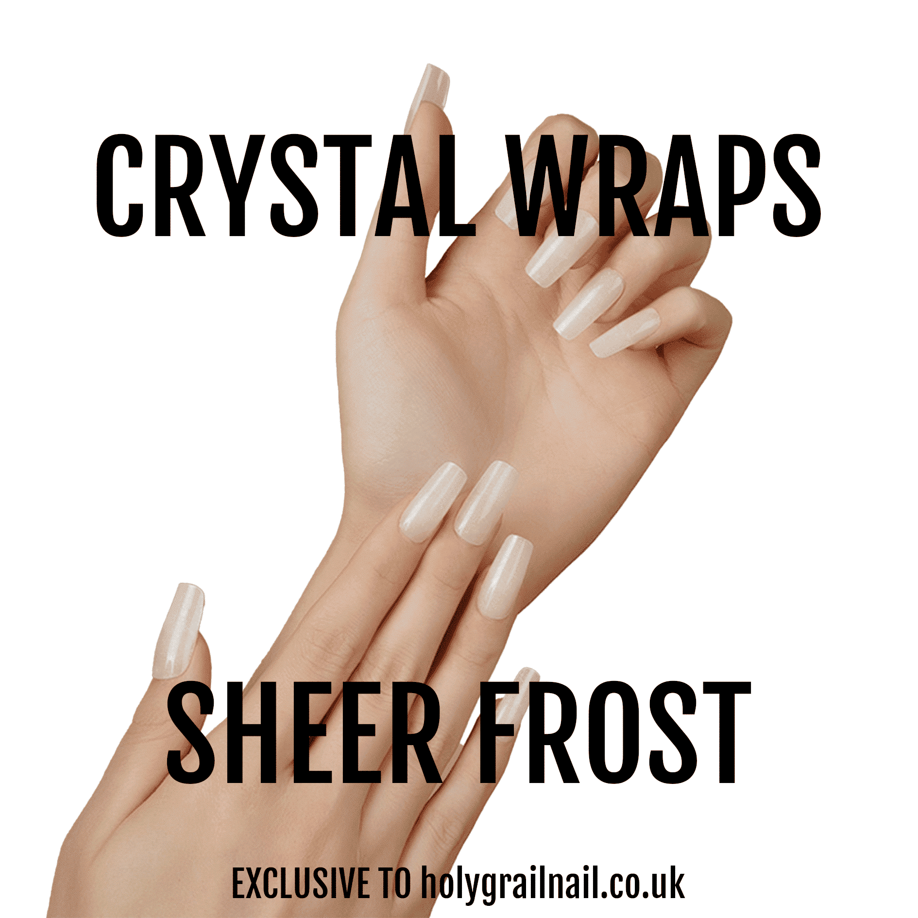 Holy Grail Nail Crystal Sheer Frost - Crystal Wraps