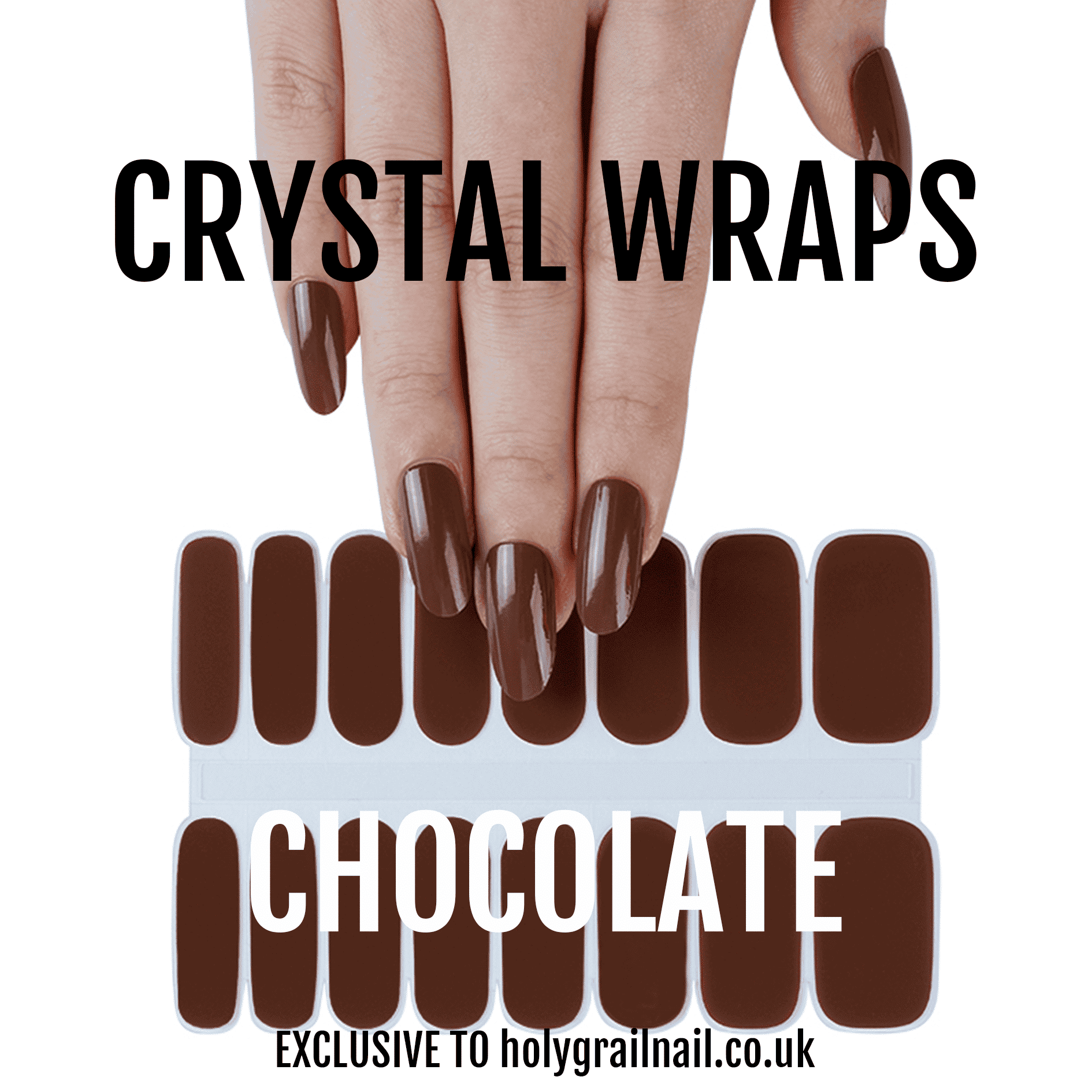 Holy Grail Nail Crystal Chocolate - Crystal Wraps