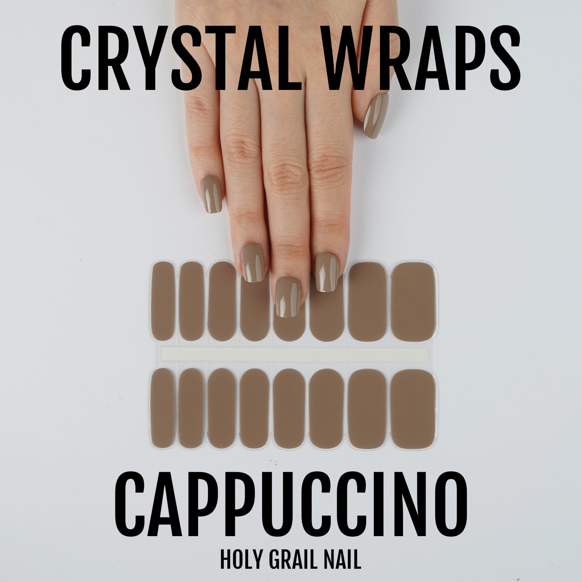 Holy Grail Nail Crystal Cappuccino - Crystal Wraps