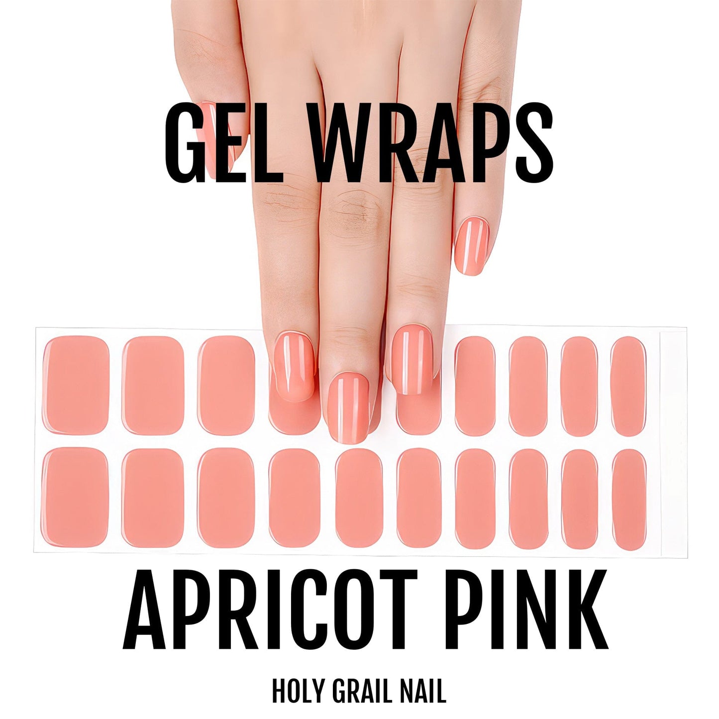 Holy Grail Nail Semi-Cured Gels Apricot Pink - Gels