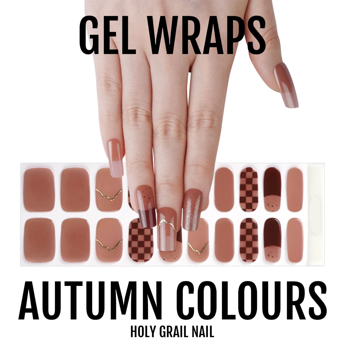 Holy Grail Nail Semi-Cured Gels Autumn Colours - Gels