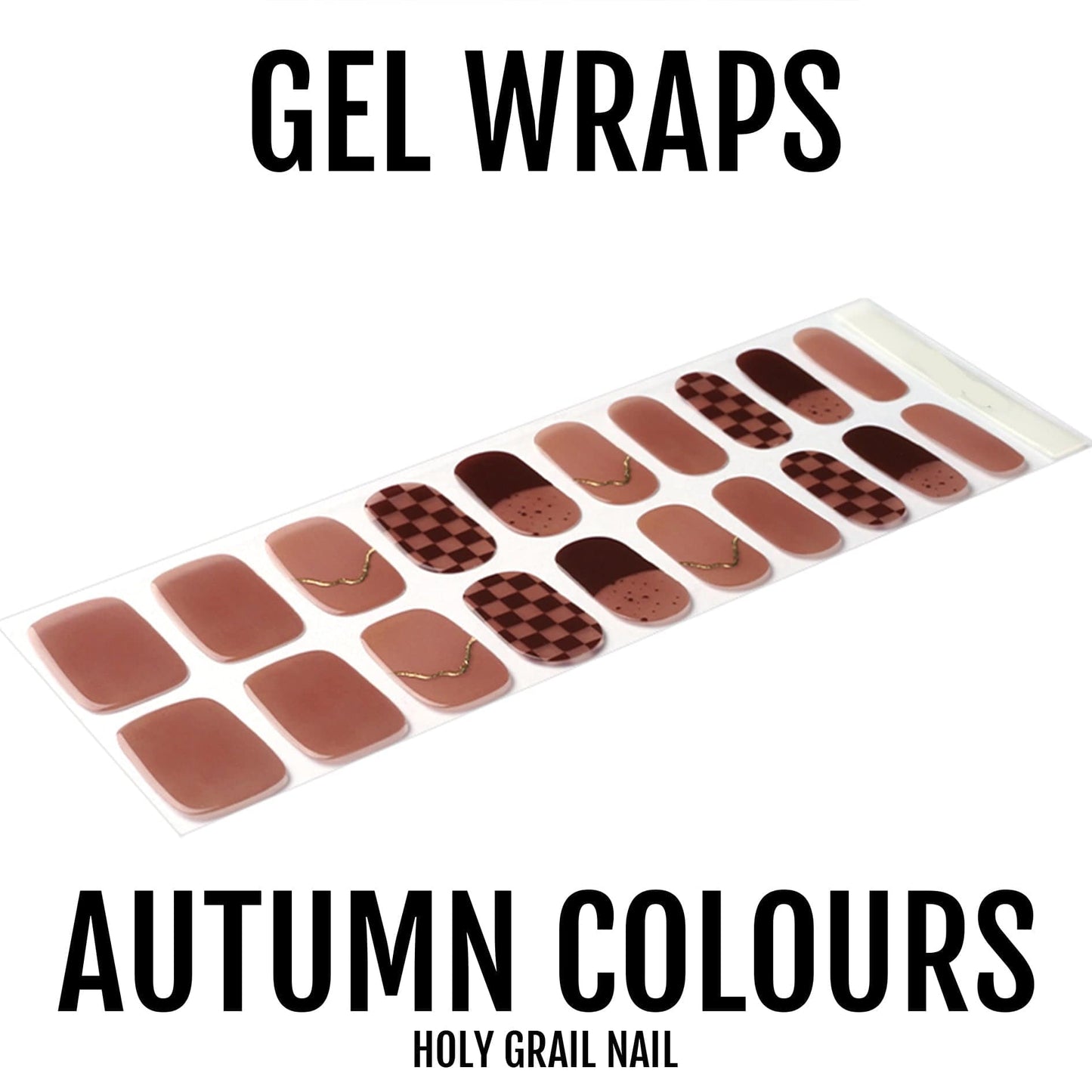 Holy Grail Nail Semi-Cured Gels Autumn Colours - Gels