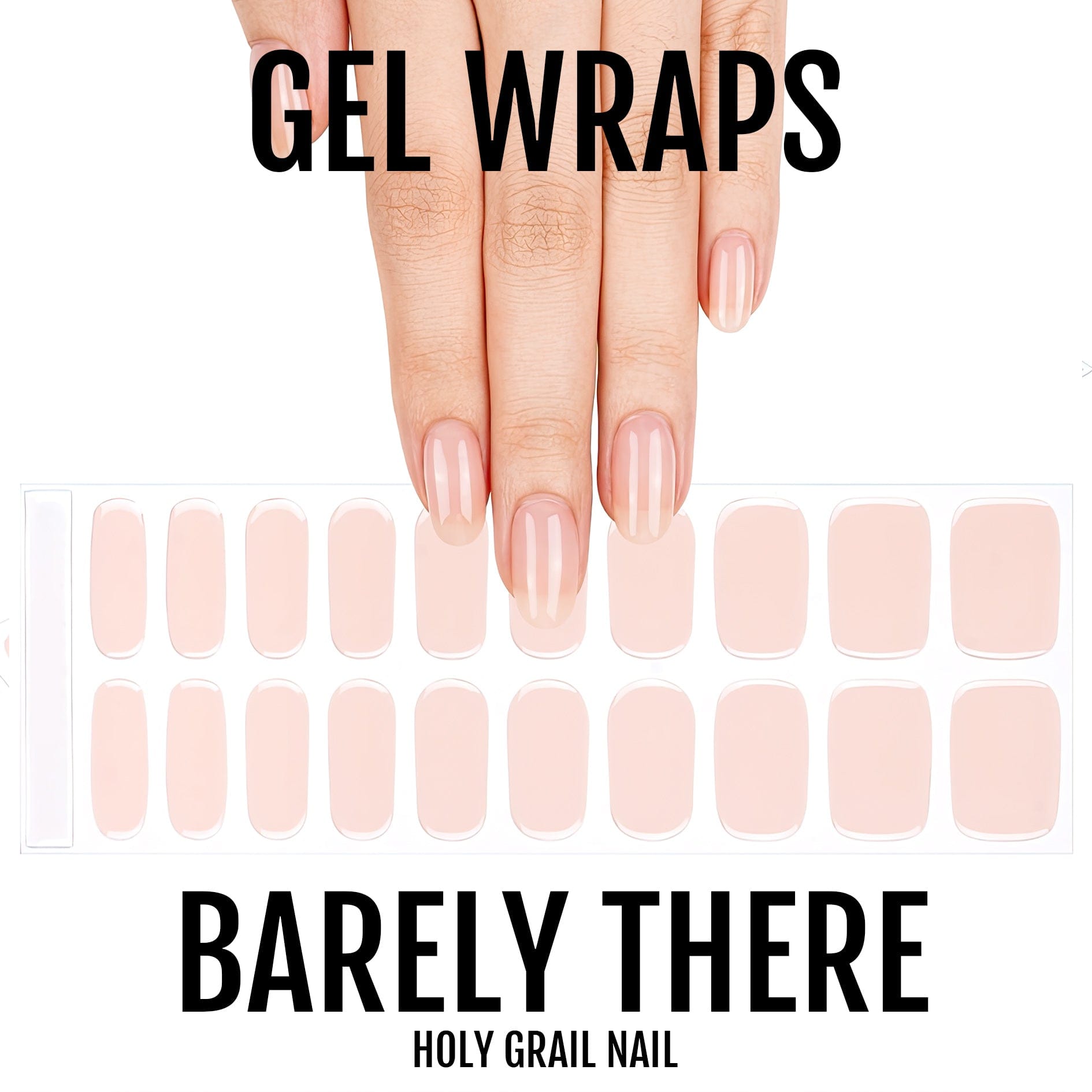 HOLY GRAIL NAIL Semi-Cured Gels Barely There - Gels