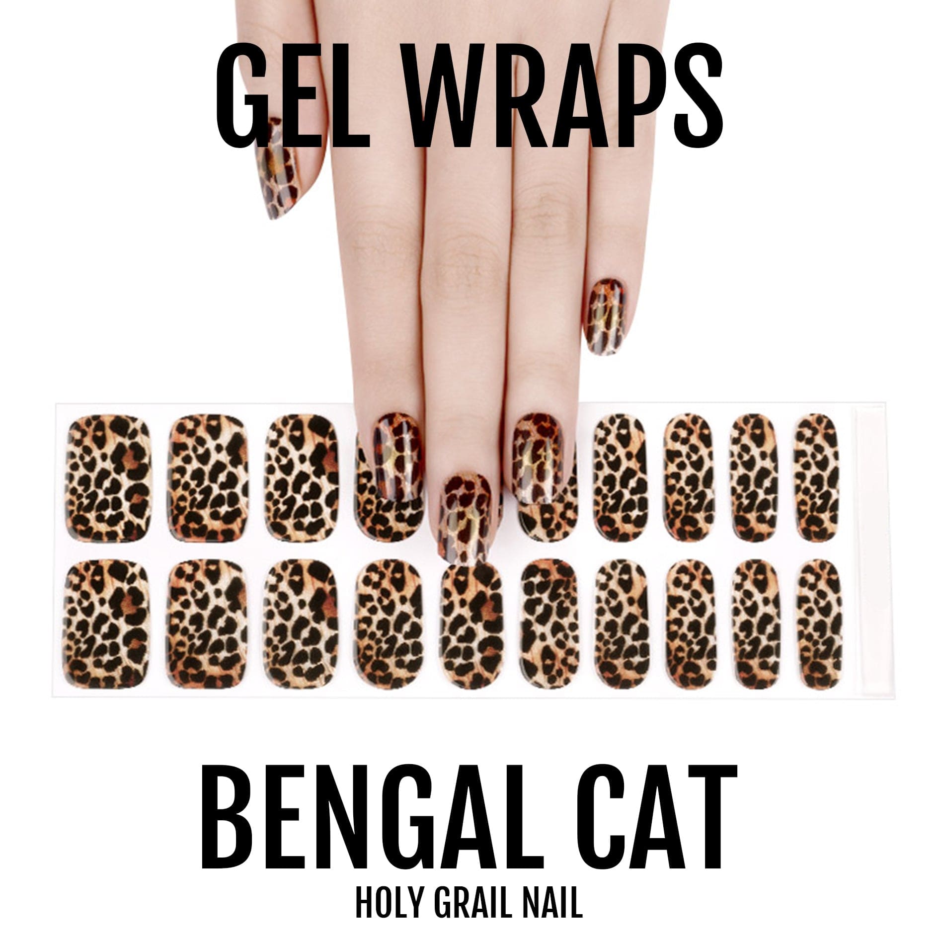 Holy Grail Nail Semi-Cured Gels Bengal Cat - Gels