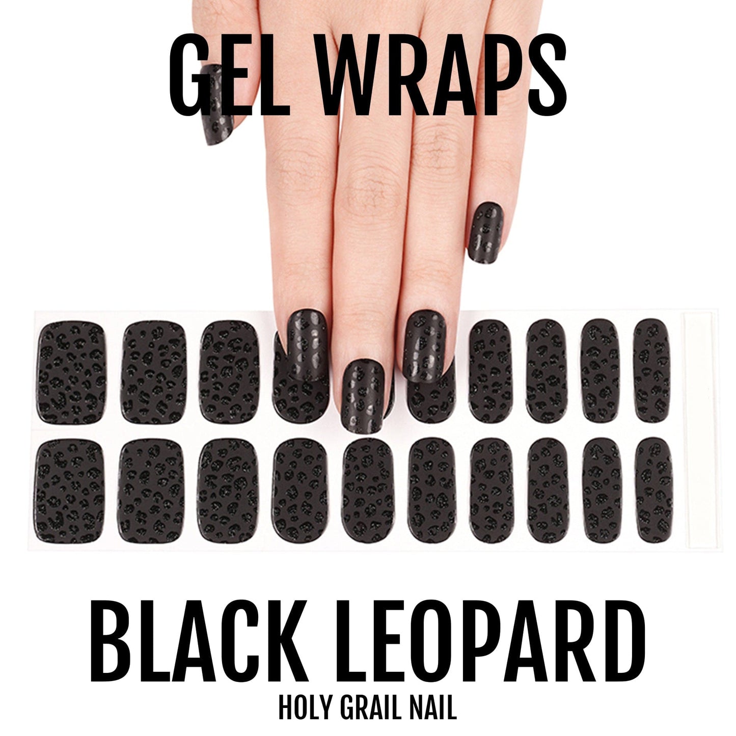 Holy Grail Nail Semi-Cured Gels Black Leopard - Gels