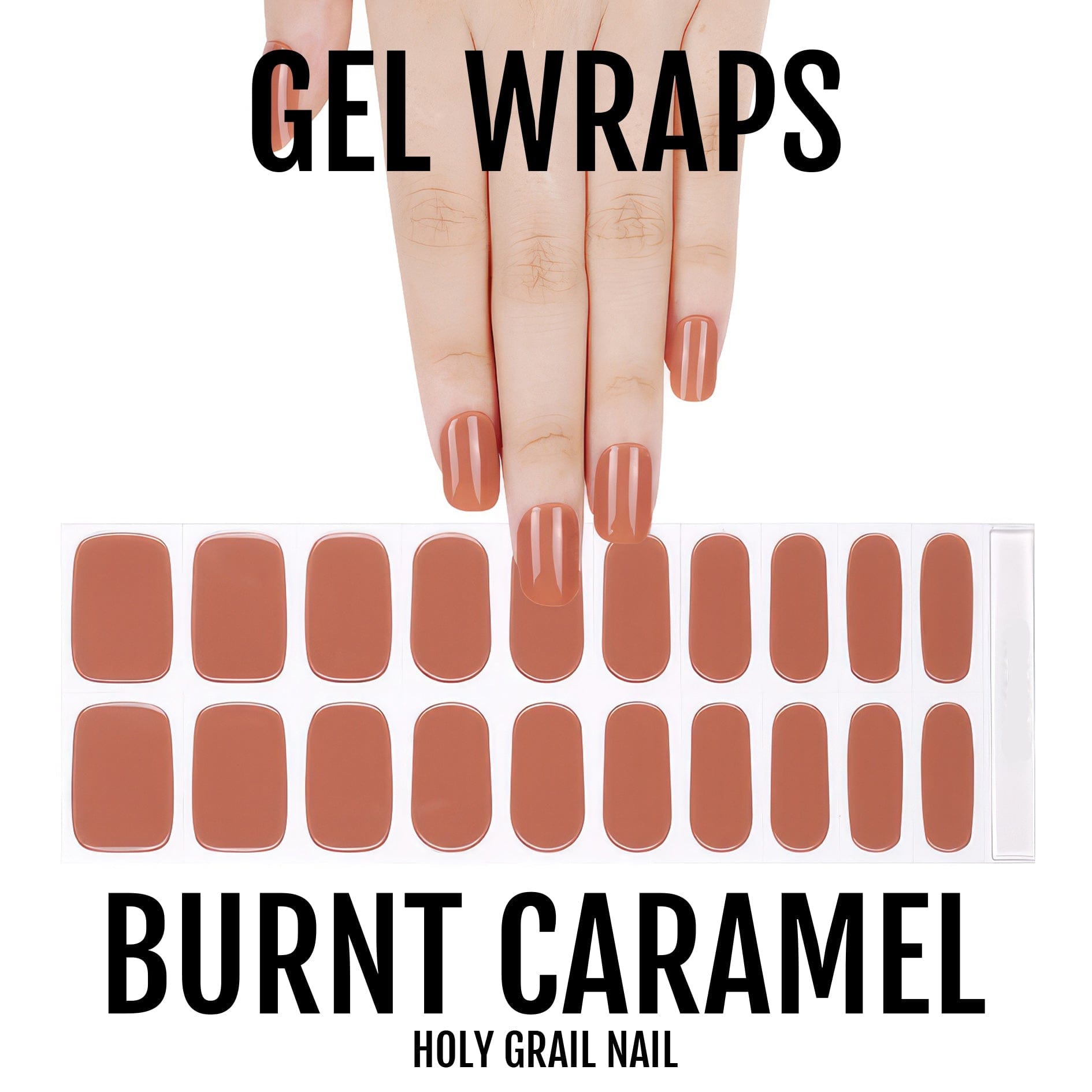 Holy Grail Nail Semi-Cured Gels Burnt Caramel - Gels