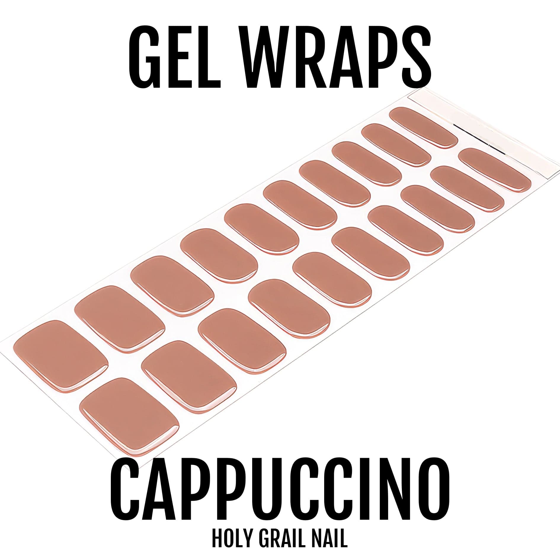 Holy Grail Nail Semi-Cured Gels Cappuccino - Gels