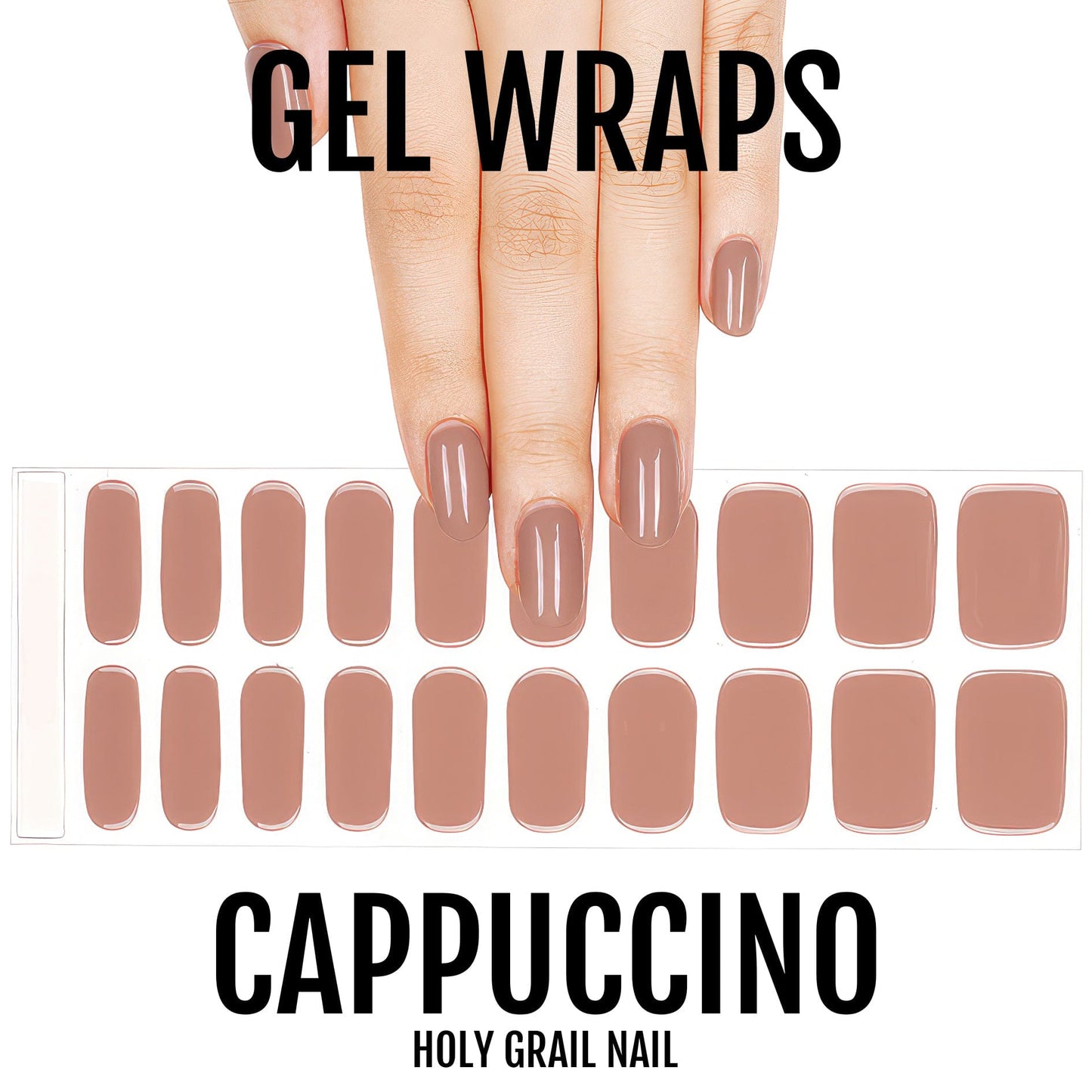 Holy Grail Nail Semi-Cured Gels Cappuccino - Gels