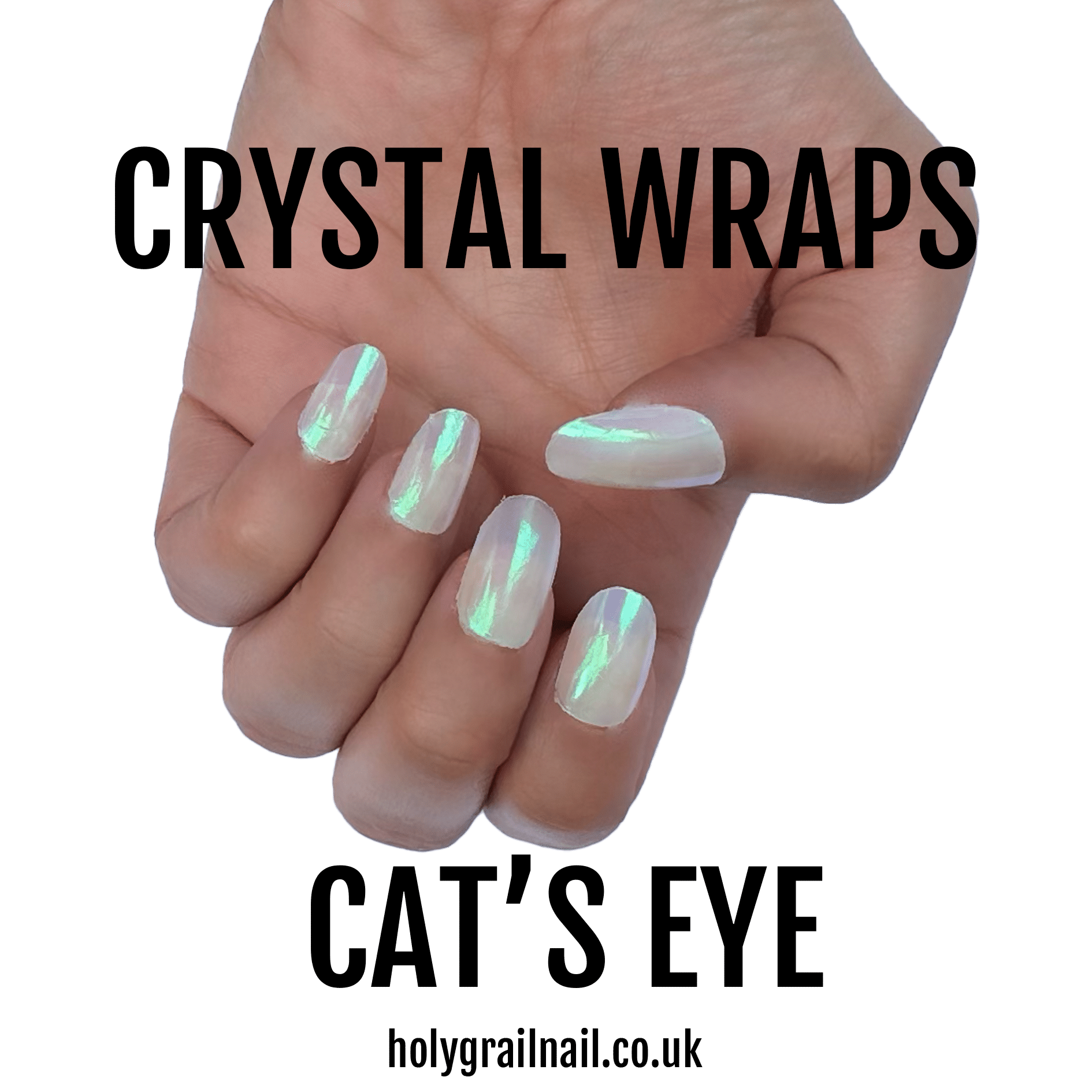 Holy Grail Nail Crystal Cat's Eye (Transparent) - Crystal Wraps