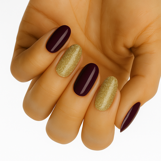 Gold Plum - Holy Classics (Non-UV Nail Wraps)