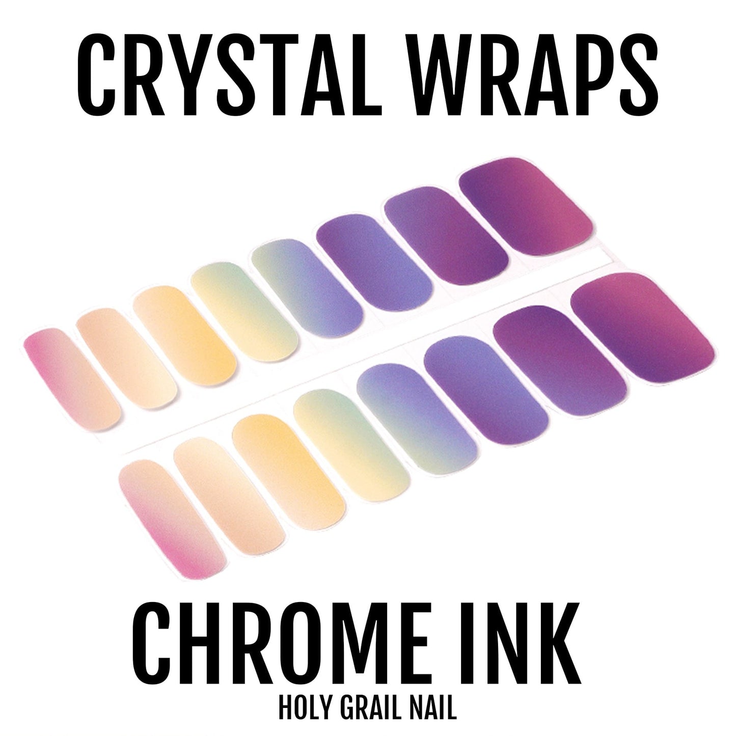 Holy Grail Nail Crystal Chrome Ink - Crystal Wraps