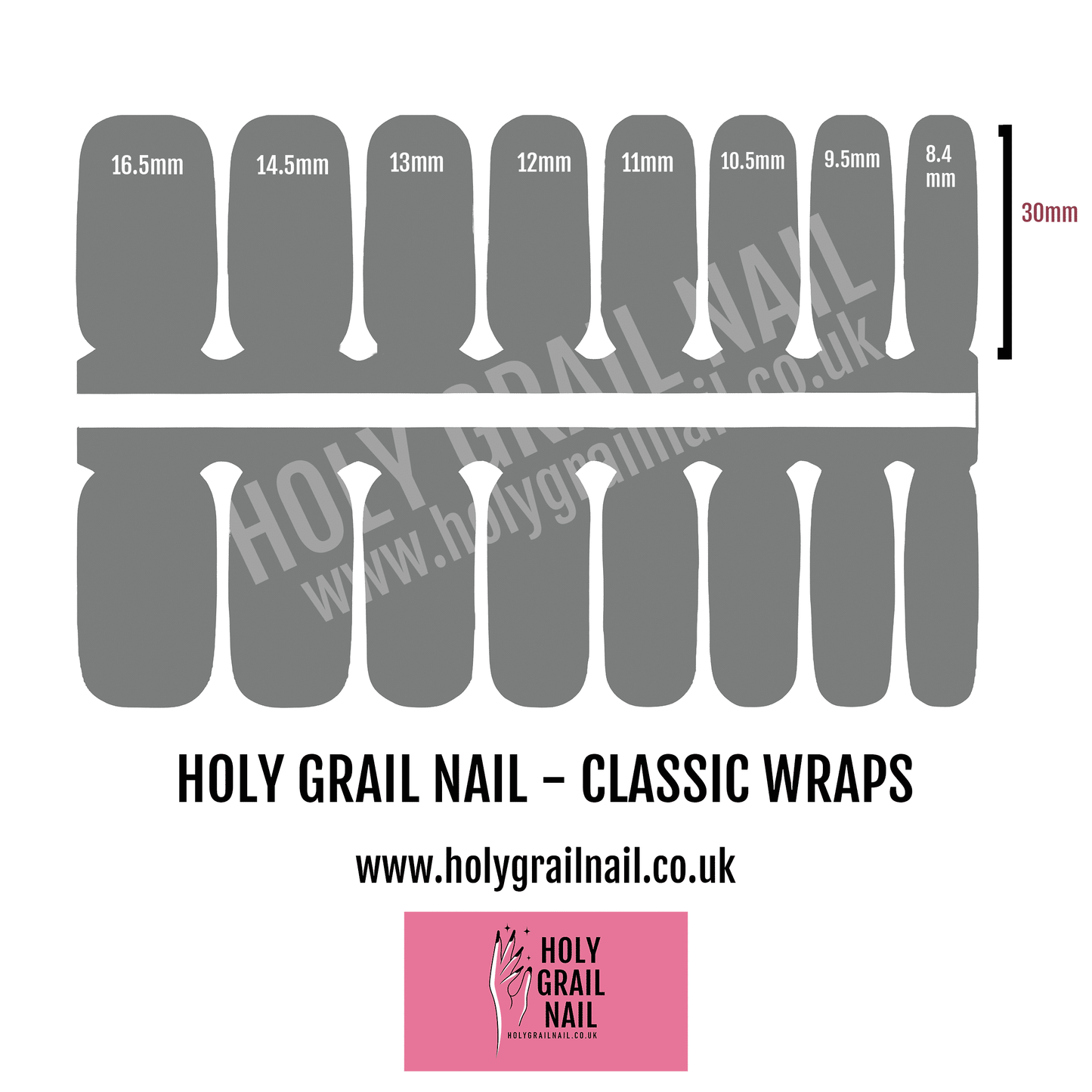 Holy Grail Nail Non-UV Nail Wraps Juicy Citrus - Nail Wraps