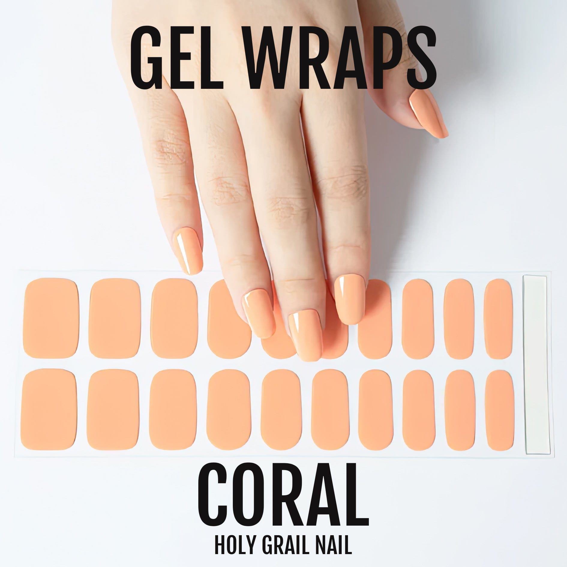 Holy Grail Nail Semi-Cured Gels Coral - Gels