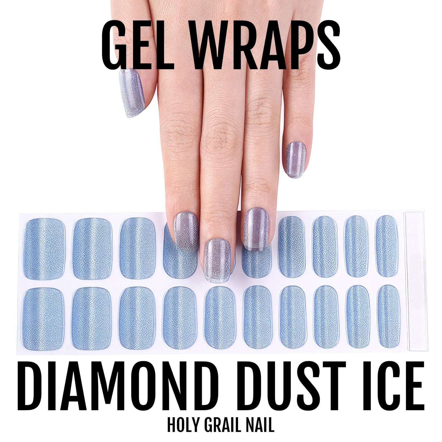 Holy Grail Nail Semi-Cured Gels Diamond Dust Ice - Gels