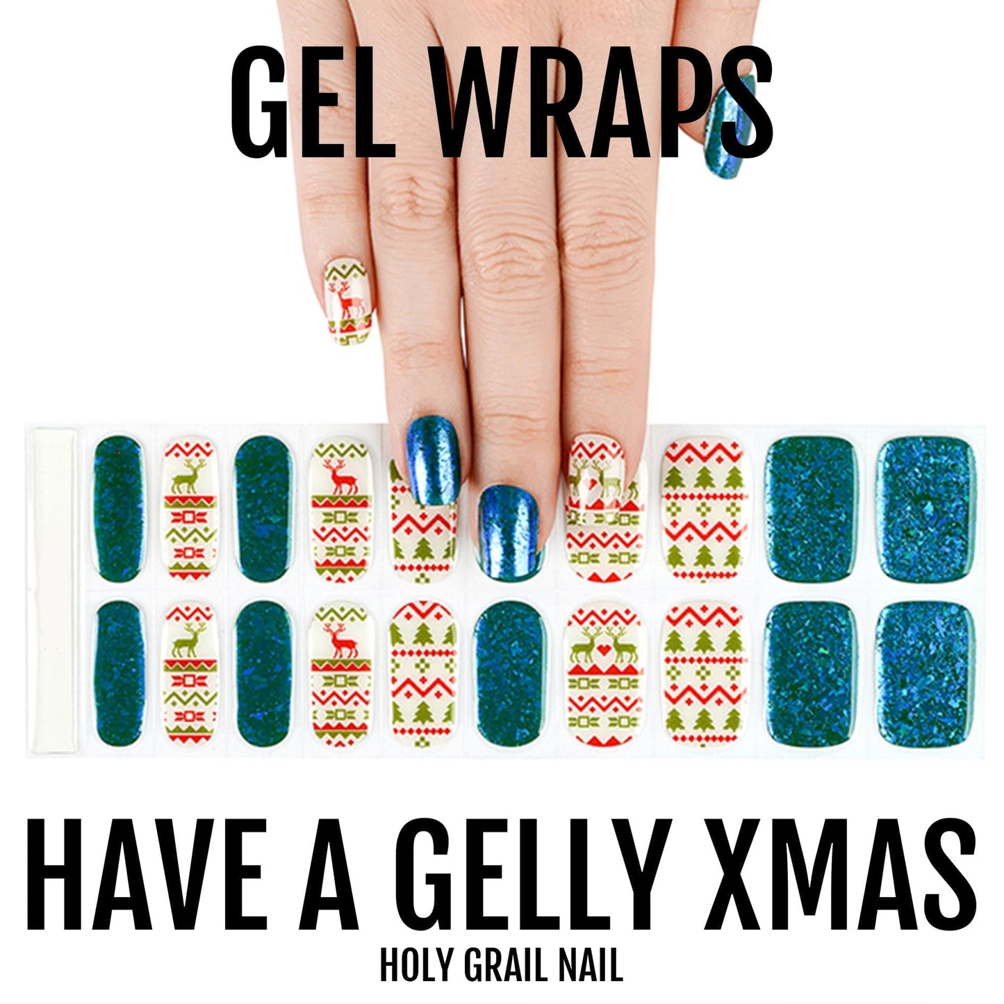 Holy Grail Nail Semi-Cured Gels Have A Gelly Xmas - Gels