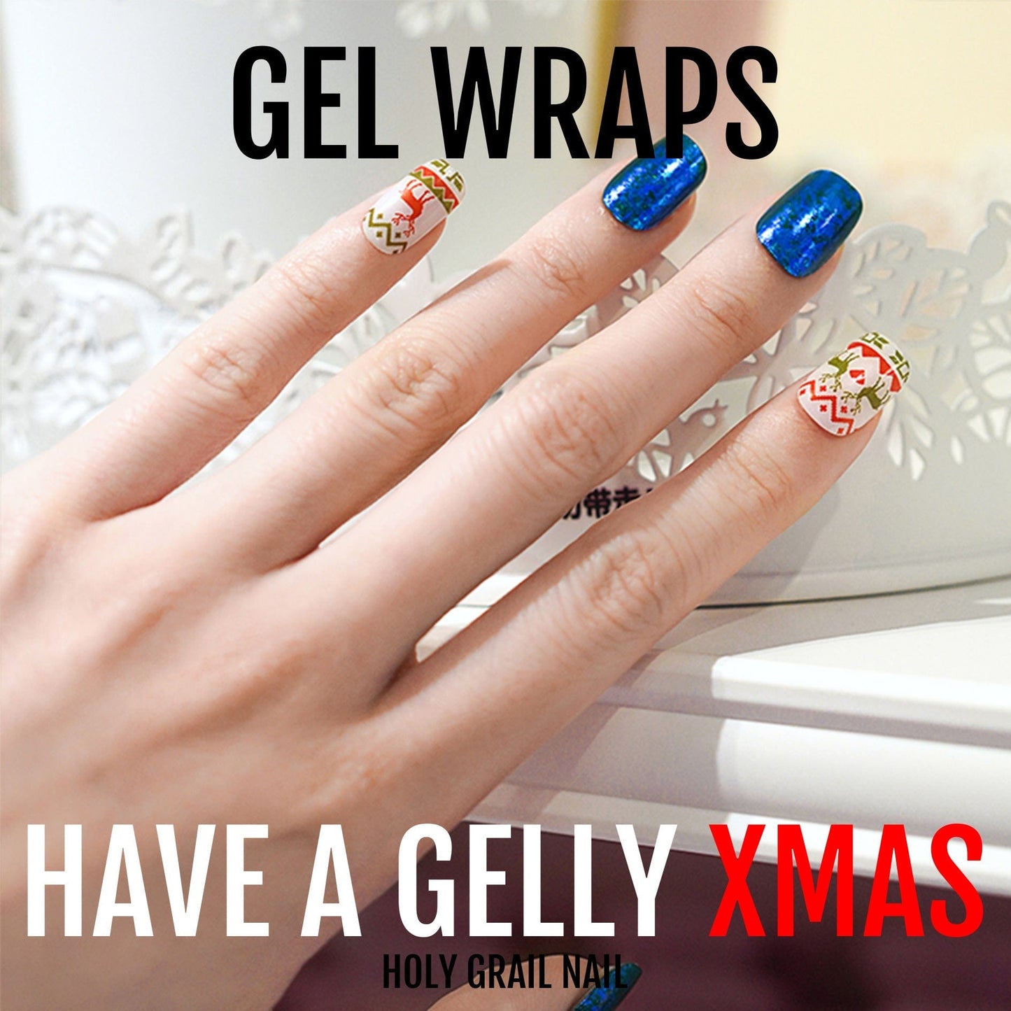 Holy Grail Nail Semi-Cured Gels Have A Gelly Xmas - Gels