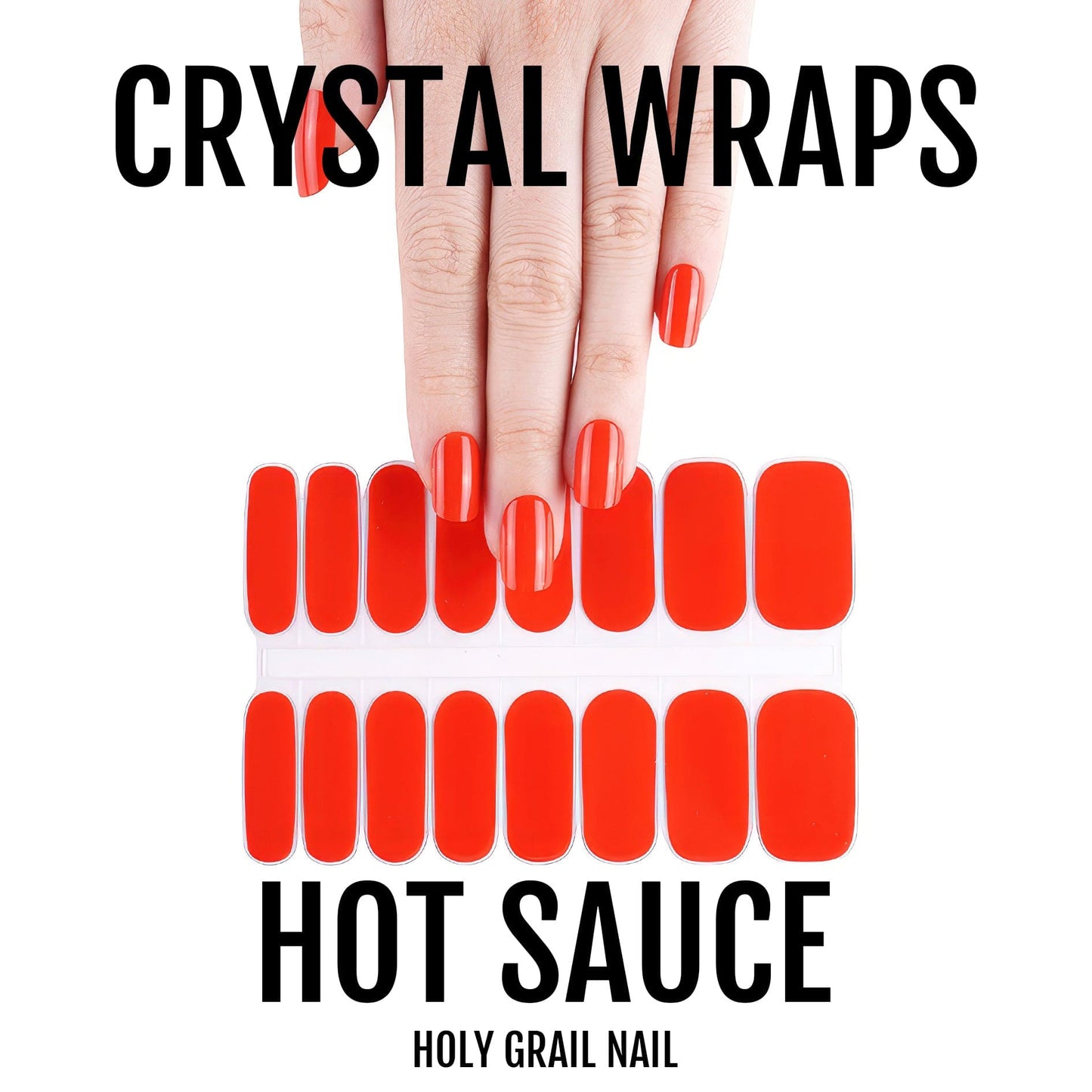 Holy Grail Nail Crystal Hot Sauce - Crystal Wraps